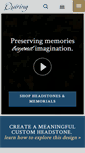 Mobile Screenshot of memoriesingranite.com